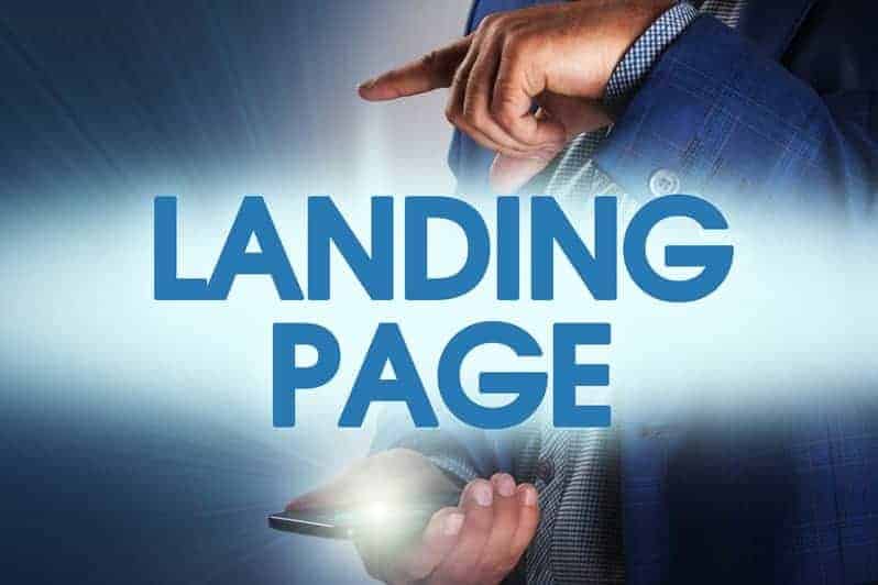 landing page