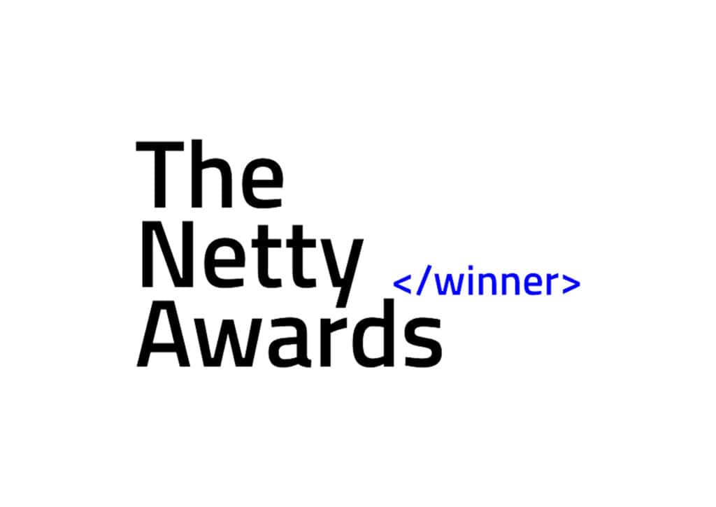 netty award winner web desgin