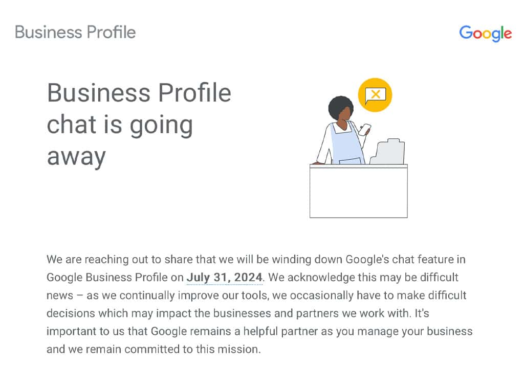 Google Shuts Down Business Chat