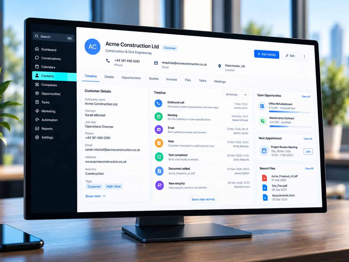 infinity3 customer record