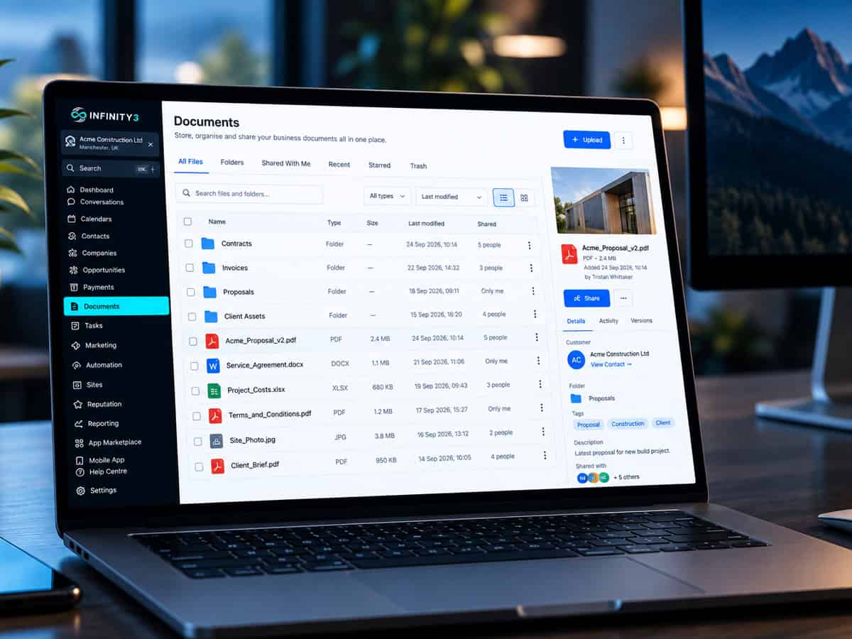 infinity3 document management