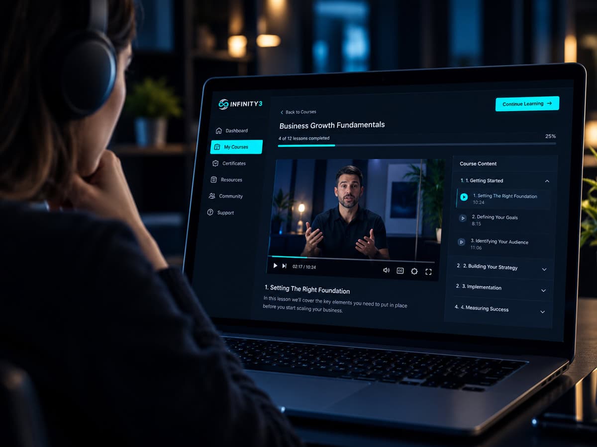 infinity3 online courses