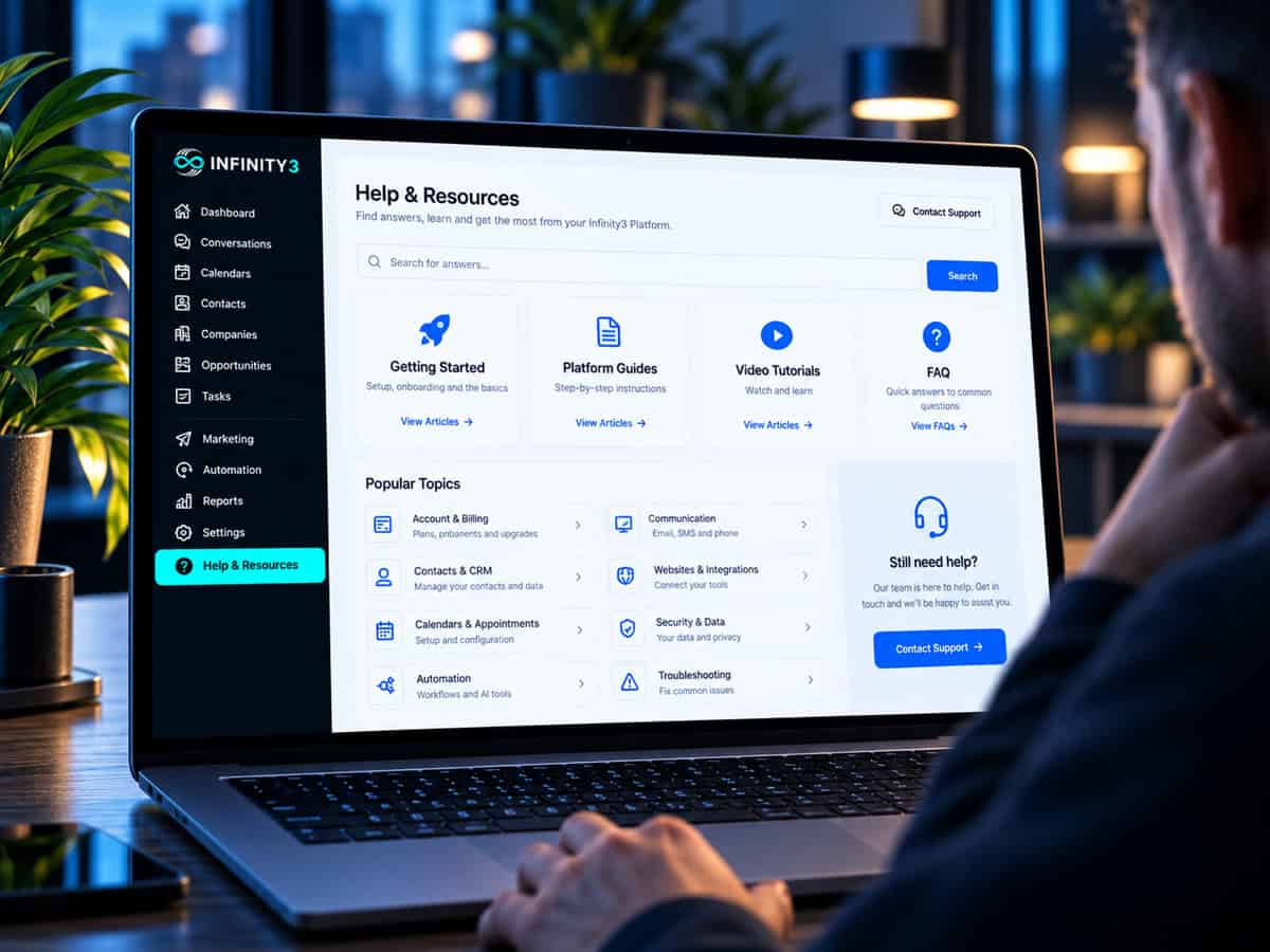infinity3 platform faqs