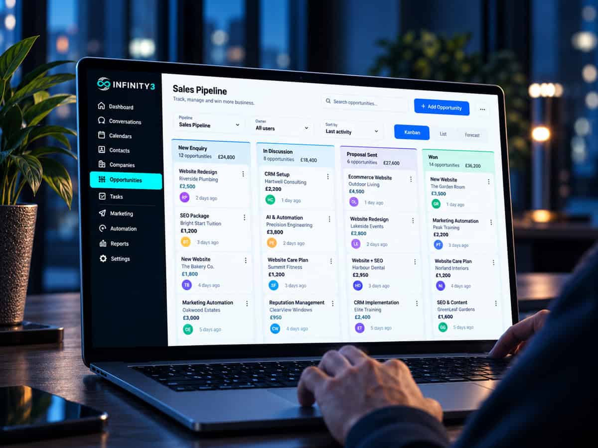 infinity3 sales pipelines