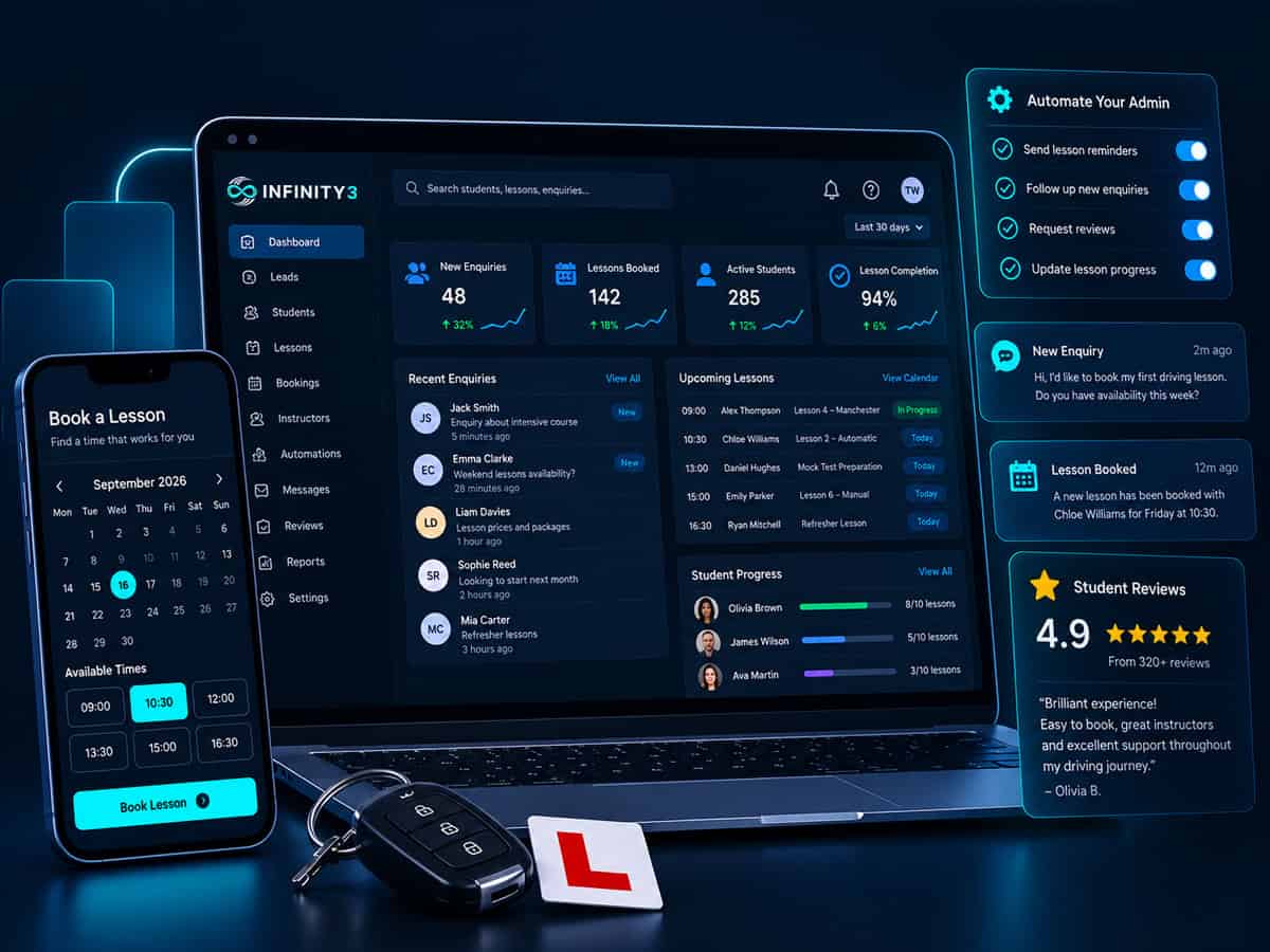 platform for driving schools